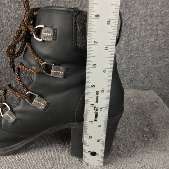 Madeline Girl Regent Street Chunky Heel Black Boots 10M - Picture 8 of 11